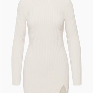 Aritzia Wilfred Free Hush Knit Station Dress in Birch - M